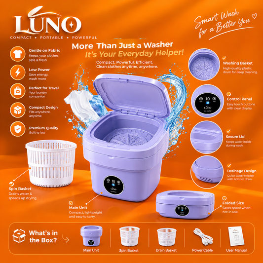 LUNO™ Portable Mini Washing Machine