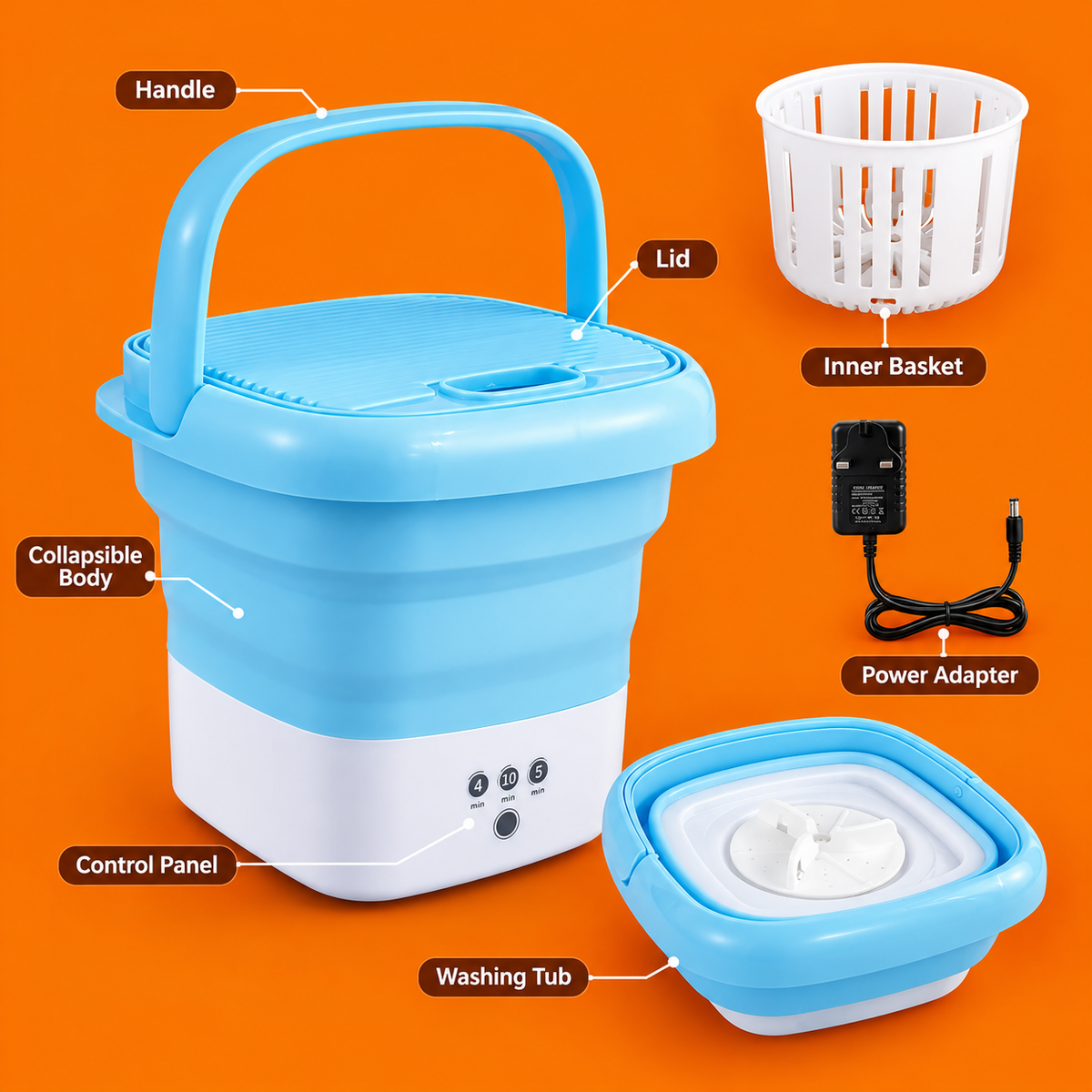 LUNO™ Portable Mini Washing Machine